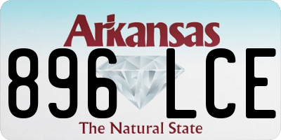 AR license plate 896LCE