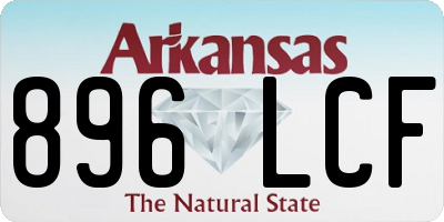 AR license plate 896LCF