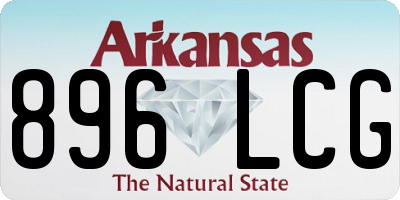 AR license plate 896LCG