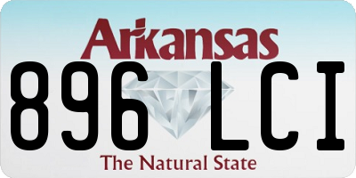 AR license plate 896LCI