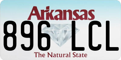AR license plate 896LCL
