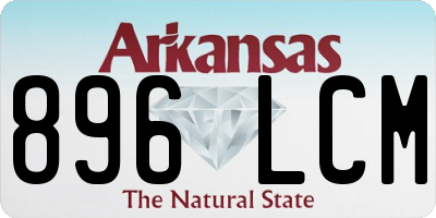 AR license plate 896LCM
