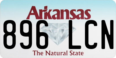 AR license plate 896LCN