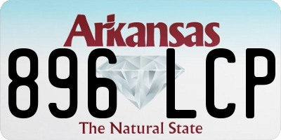 AR license plate 896LCP
