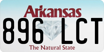 AR license plate 896LCT