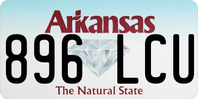 AR license plate 896LCU