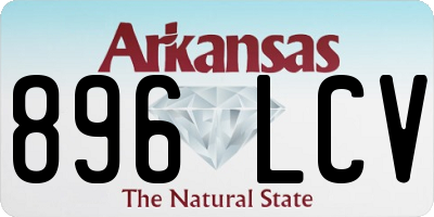 AR license plate 896LCV