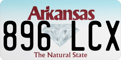 AR license plate 896LCX