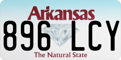 AR license plate 896LCY
