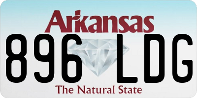 AR license plate 896LDG