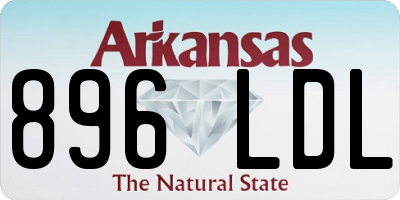 AR license plate 896LDL