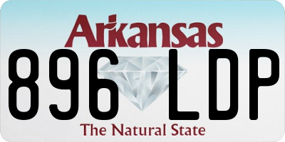 AR license plate 896LDP