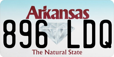 AR license plate 896LDQ