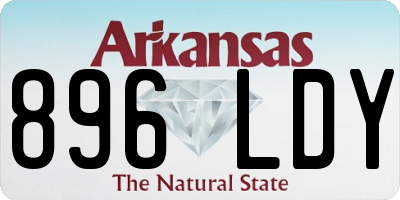 AR license plate 896LDY
