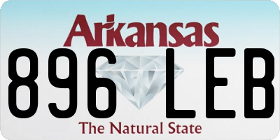 AR license plate 896LEB