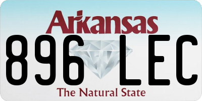 AR license plate 896LEC