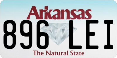AR license plate 896LEI