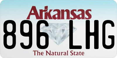 AR license plate 896LHG