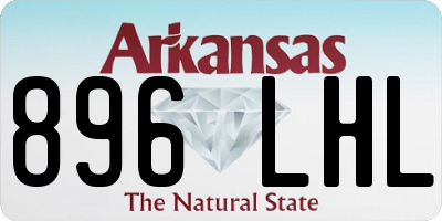 AR license plate 896LHL