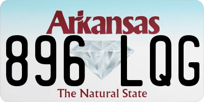 AR license plate 896LQG