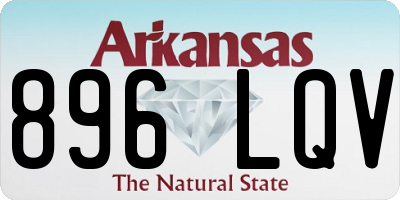 AR license plate 896LQV