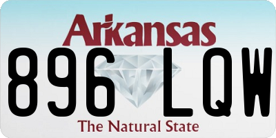 AR license plate 896LQW