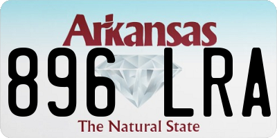AR license plate 896LRA