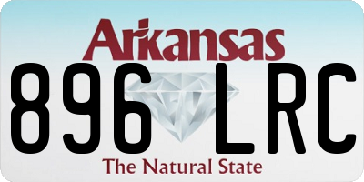 AR license plate 896LRC