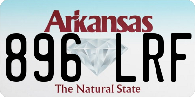 AR license plate 896LRF