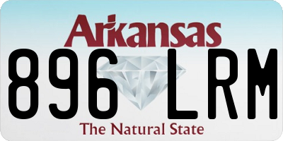 AR license plate 896LRM