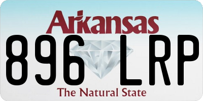 AR license plate 896LRP