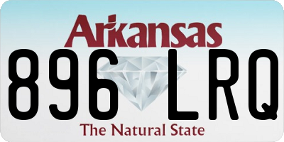 AR license plate 896LRQ
