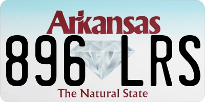 AR license plate 896LRS