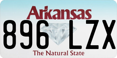 AR license plate 896LZX