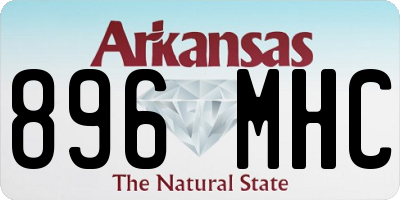 AR license plate 896MHC