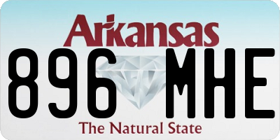 AR license plate 896MHE
