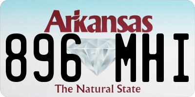 AR license plate 896MHI