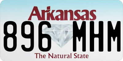AR license plate 896MHM