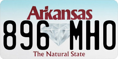 AR license plate 896MHO