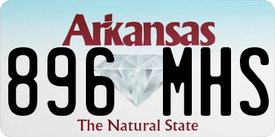 AR license plate 896MHS