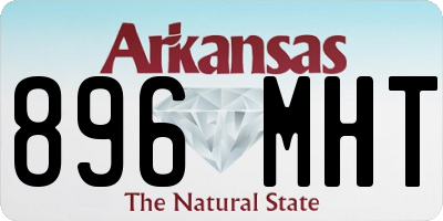 AR license plate 896MHT