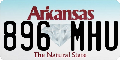 AR license plate 896MHU