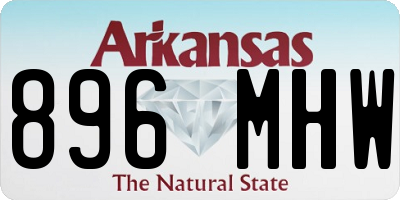 AR license plate 896MHW