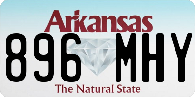 AR license plate 896MHY