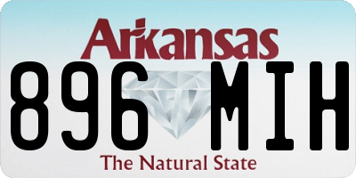 AR license plate 896MIH