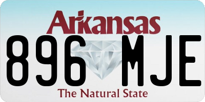 AR license plate 896MJE