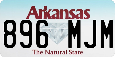 AR license plate 896MJM