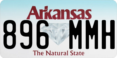 AR license plate 896MMH
