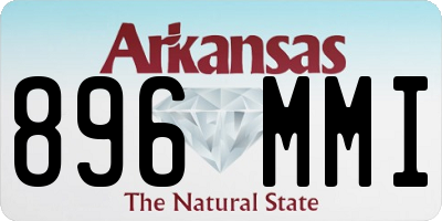 AR license plate 896MMI
