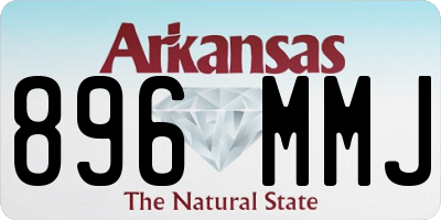 AR license plate 896MMJ